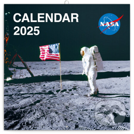 NOTIQUE Poznámkový kalendár NASA 2025, 30 x 30 cm - Notique