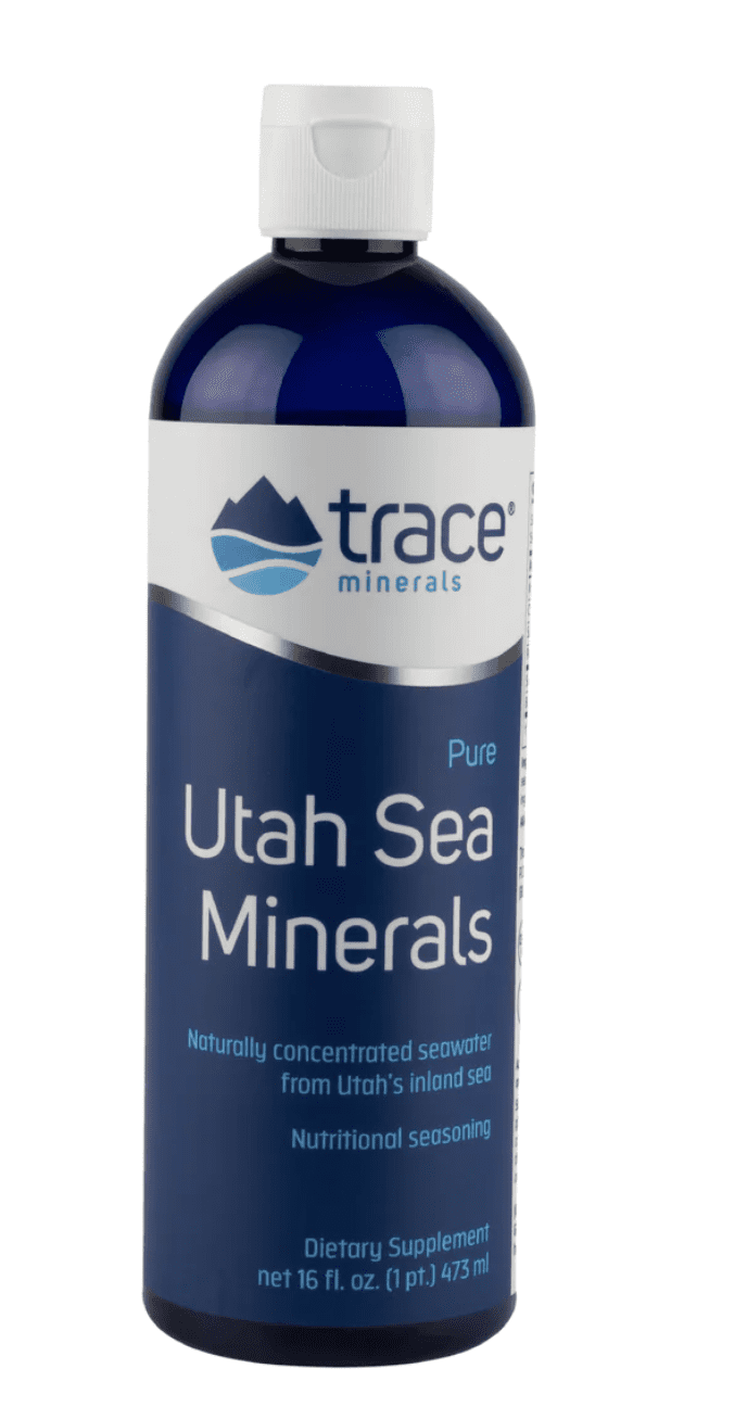 Trace Minerals Utah Sea Minerals, přírodní koncentrát elektrolytů, 473 ml