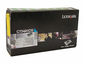 LEXMARK C734A1CG, originální (Azurový)