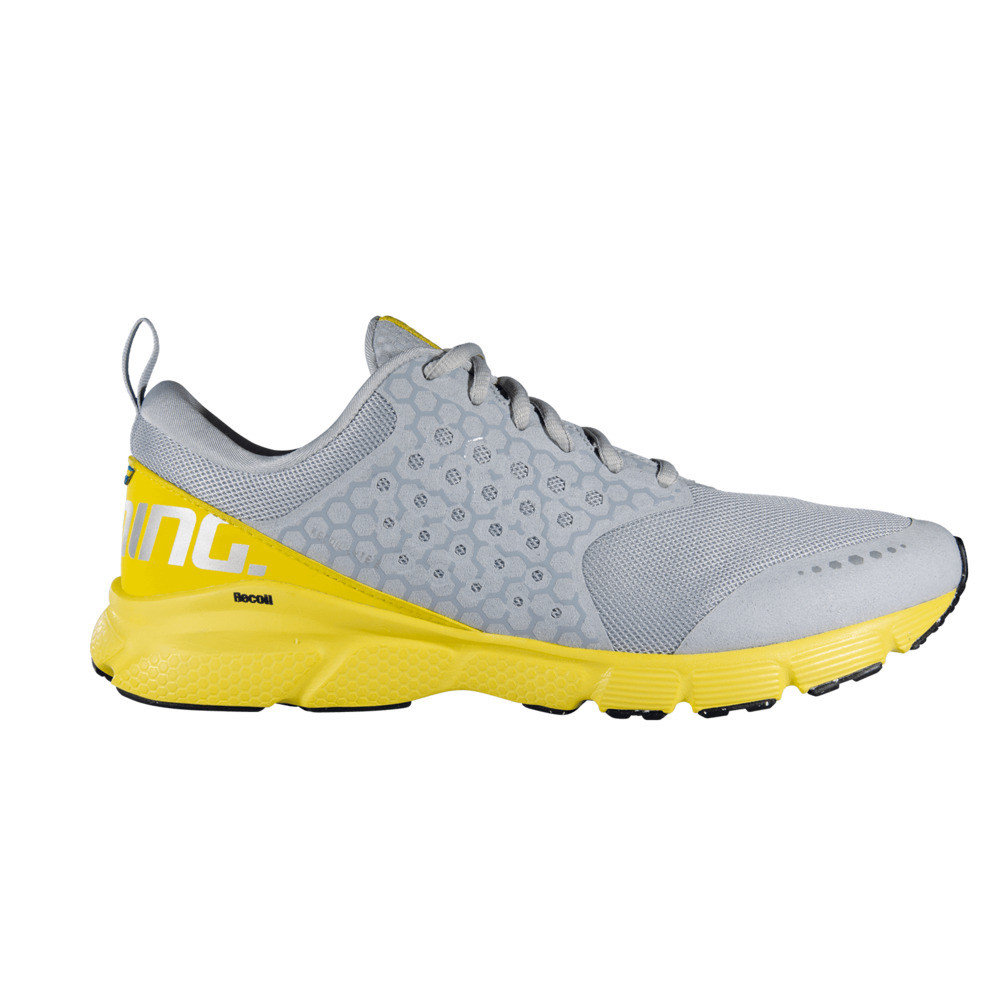 SALMING Recoil Lyte 2 Grey/Yellow, 9 UK - 44 EUR - 28 cm