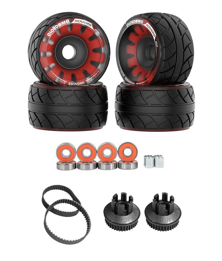 Exway - Cloud Wheel Rovers 110mm Urban (červená, 4ks)