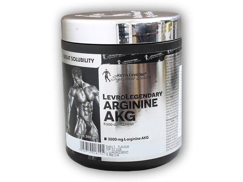 Kevin Levrone Legendary Arginine AKG 300g Varianta: exotic