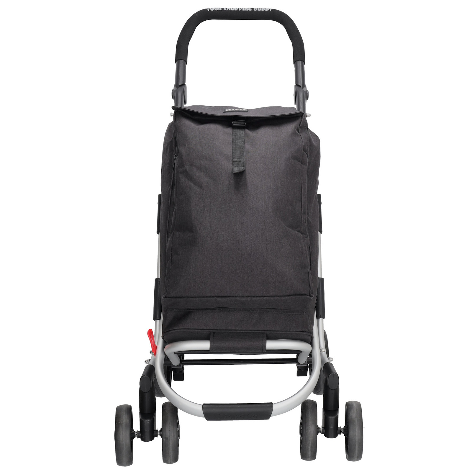 Beagles Shop & Go nákupní taška na čtyřech kolečkách 41L - černá