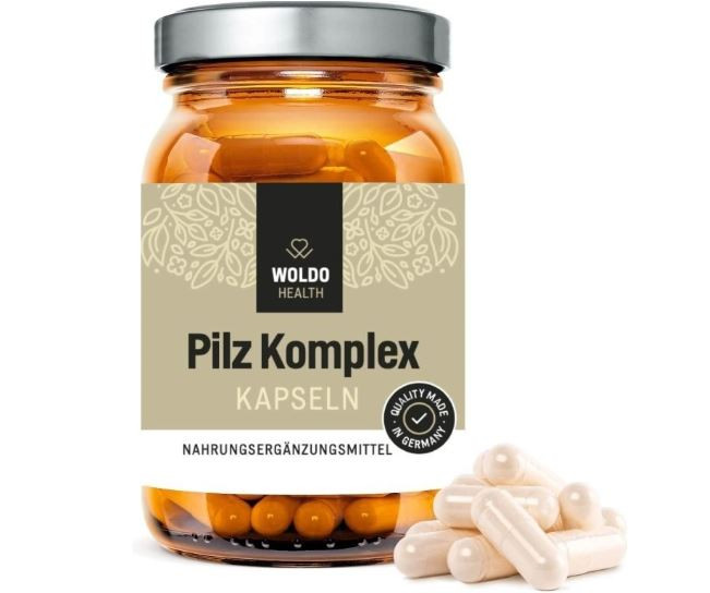 Woldohealth Komplex vitálních hub 120 kapslí - Woldohealth