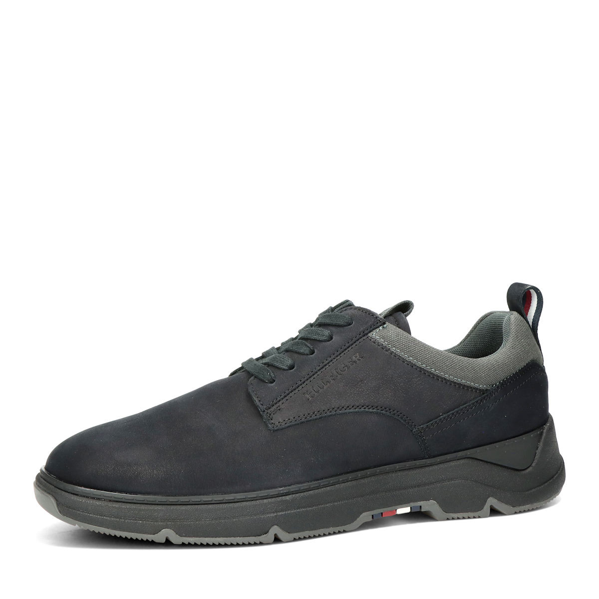 Tommy Hilfiger pánské nubukové tenisky - černé - 40