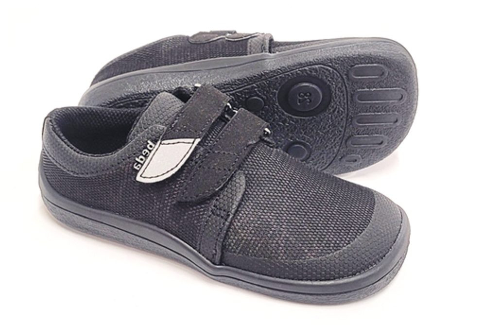 BEDA TENISKY DAISY Black | Dětské barefoot tenisky