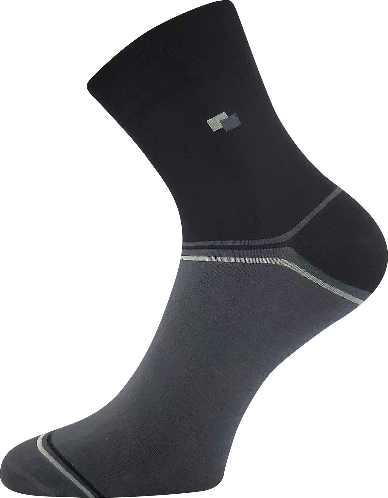 LONKA® ponožky Roger 01 černá 3 pár 39-42 121021