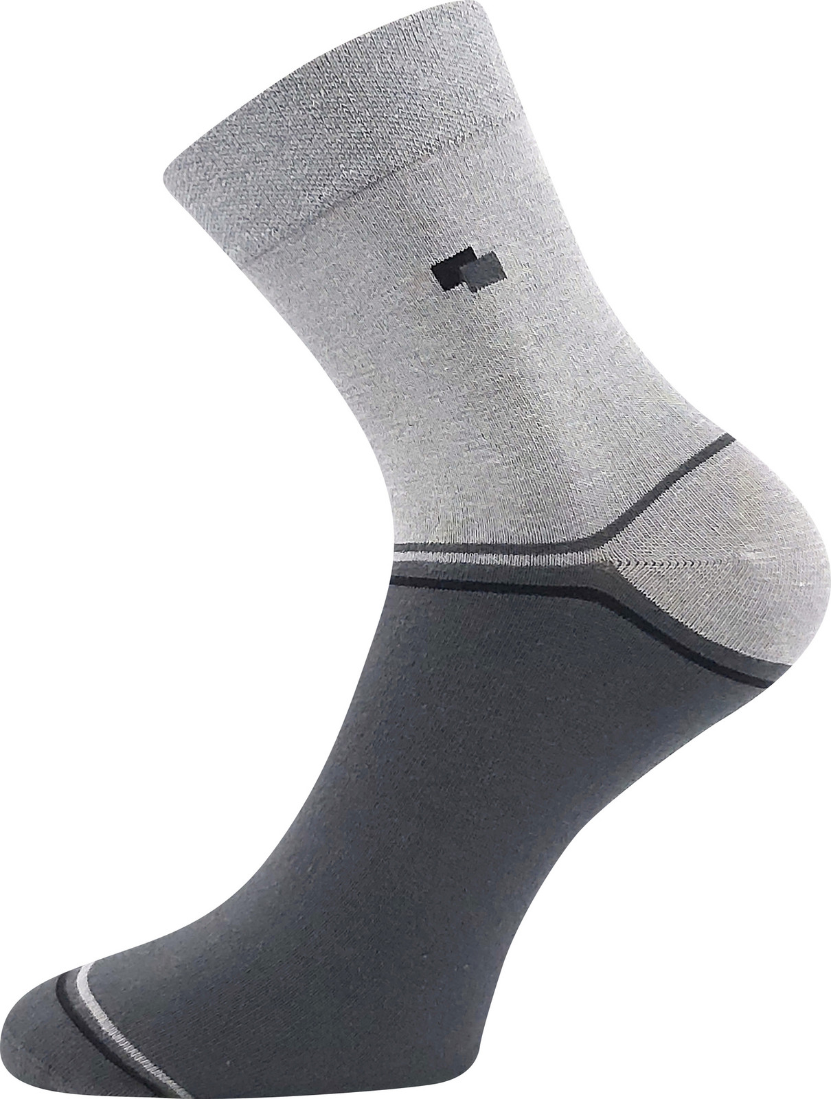 LONKA® ponožky Roger 01 šedá 3 pár 39-42 121023