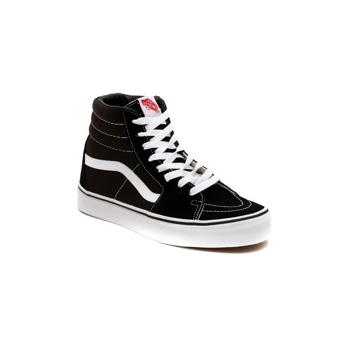 Vans  SK8 HI BLACK  Stříbrná