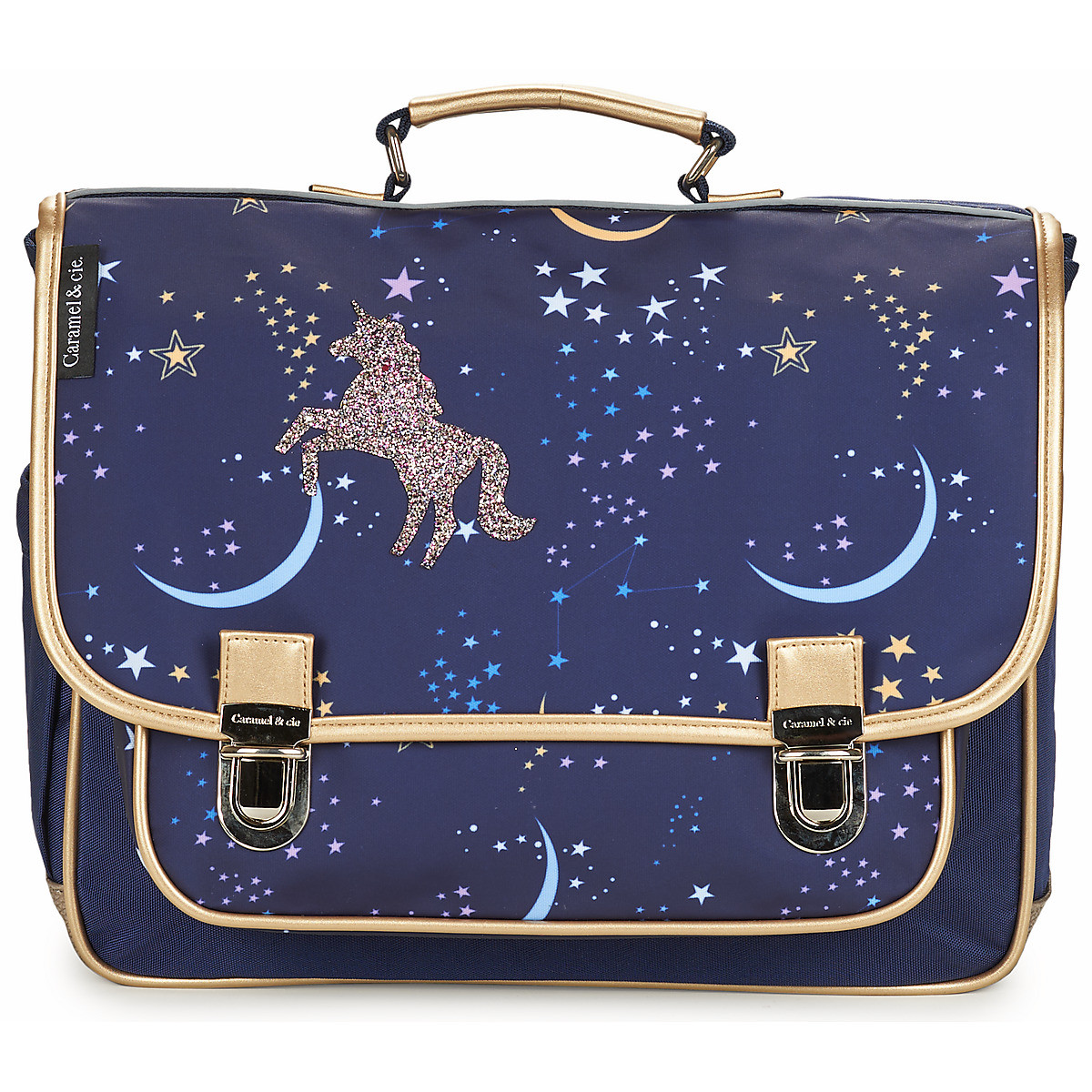 CARAMEL & CIE  CARTABLE 38 CM CONSTELLATION NUIT  Tmavě modrá