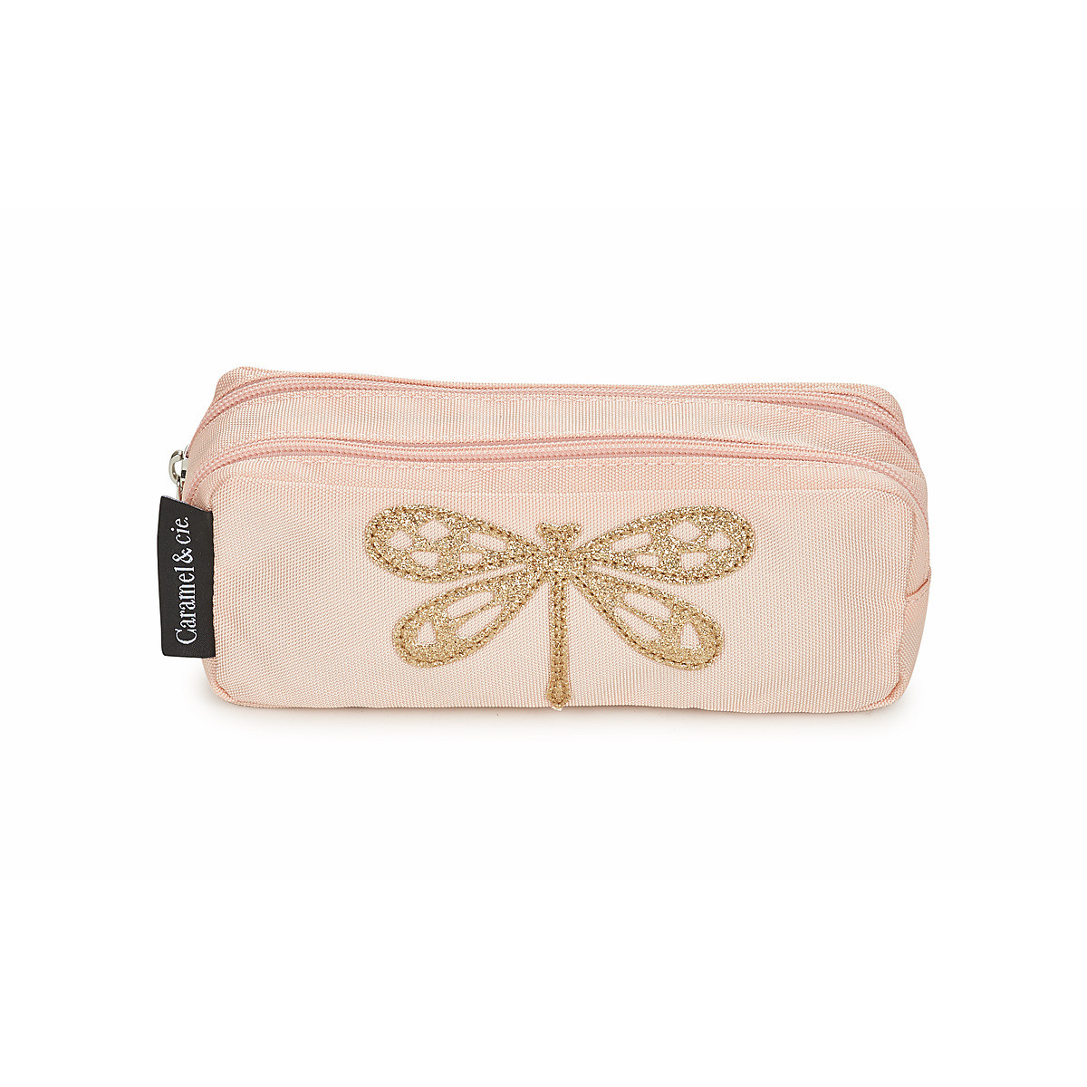 CARAMEL & CIE  TROUSSE LIBELLULE ROSE  Růžová