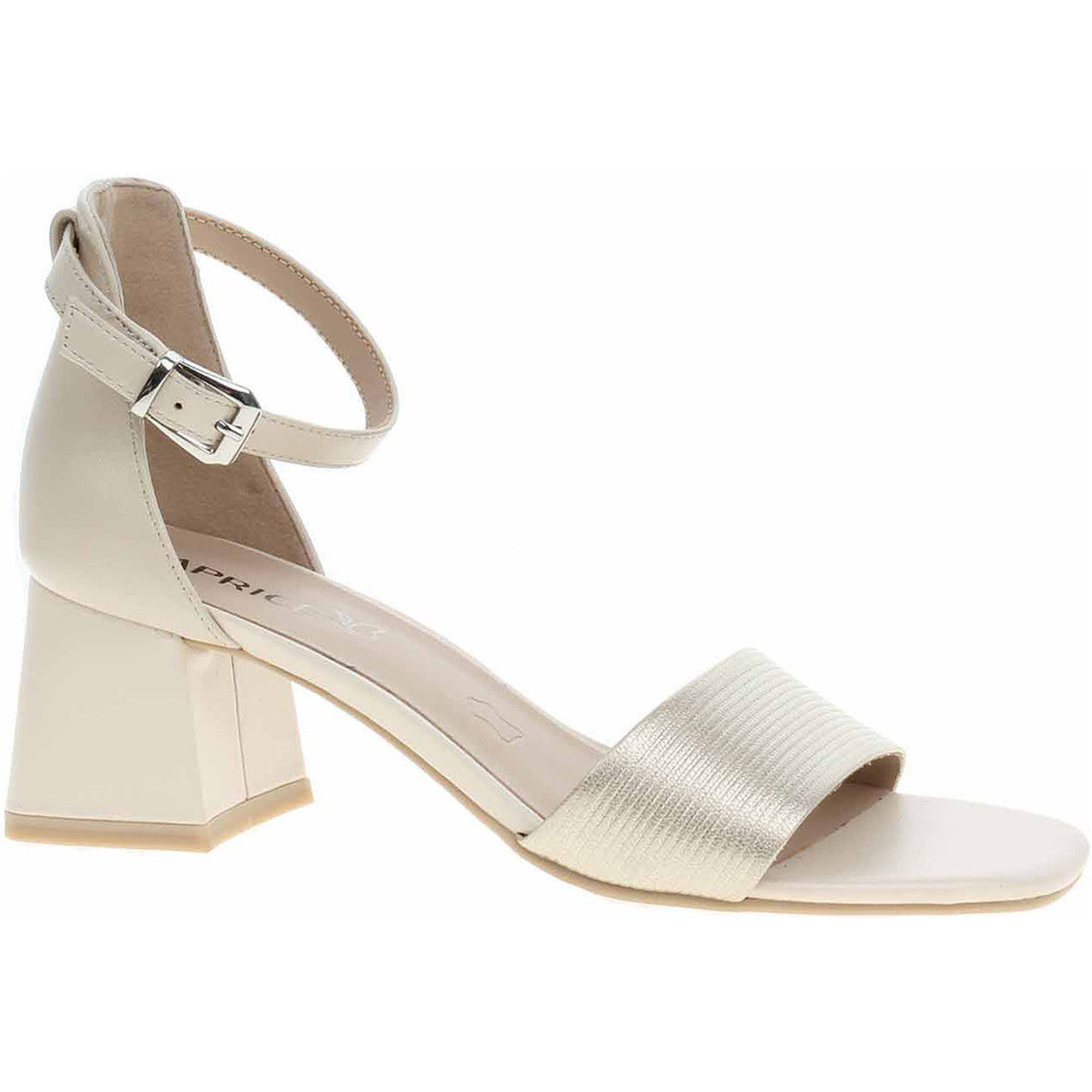 Caprice  Dámská společenská obuv  9-28302-42 cream comb  Béžová