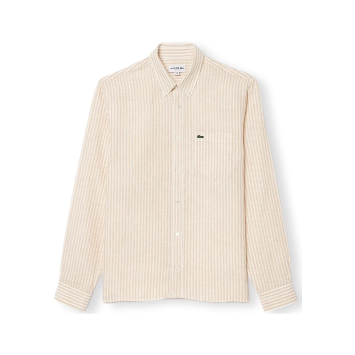 Lacoste  Shirt CH6985 - Blanc/Beige  Béžová