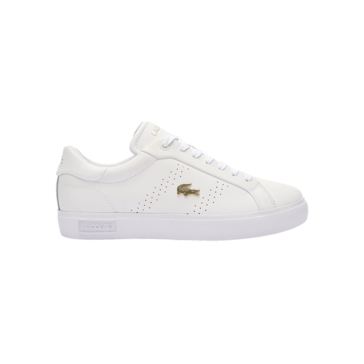 Lacoste  Powercourt 2.0 124 - White/Gold  Bílá