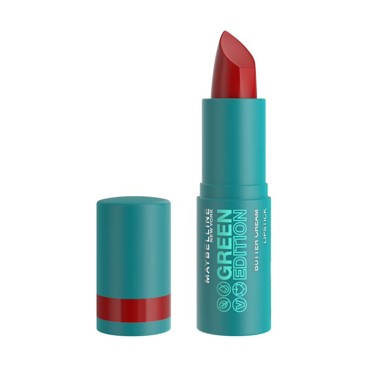 Maybelline New York  Lipstick Butter Cream Green Edition - 18 Musk  Červená