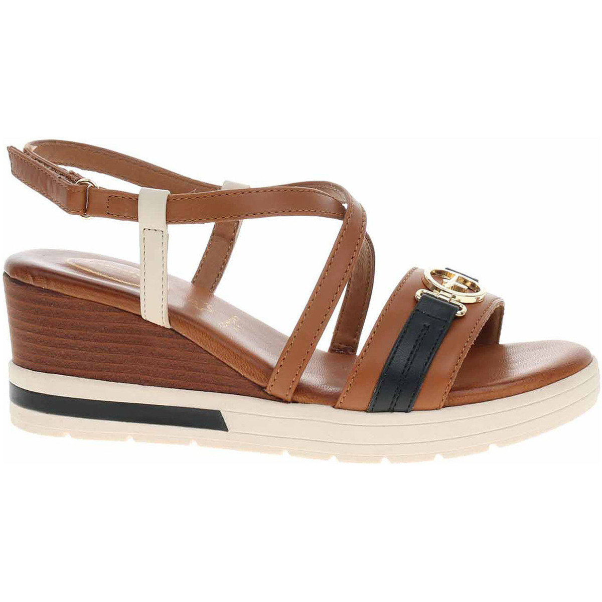 Tamaris  Dámské sandály  8-88307-42 nut comb  Hnědá