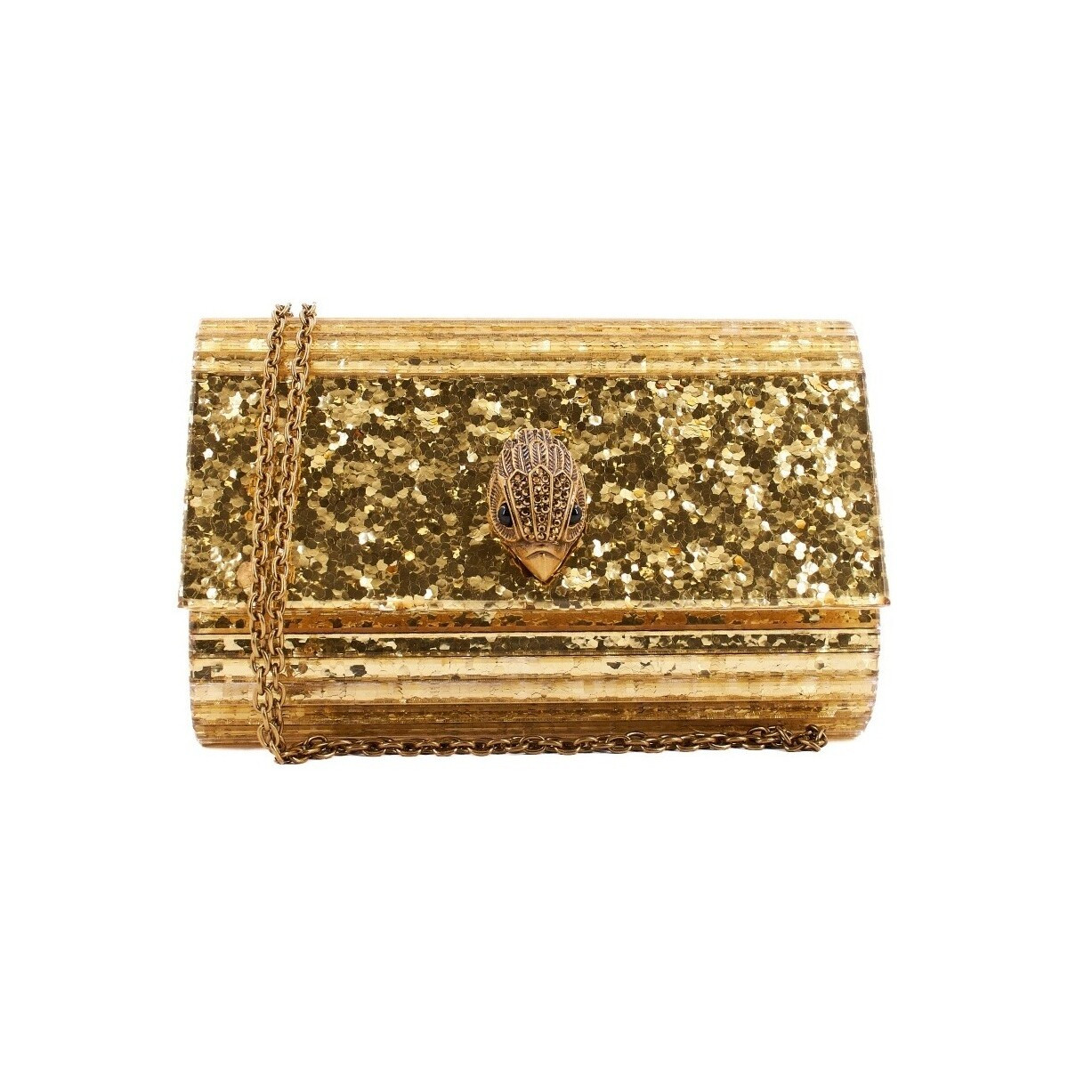 Kurt Geiger London  PARTU EAGLE CLUTH  Zlatá