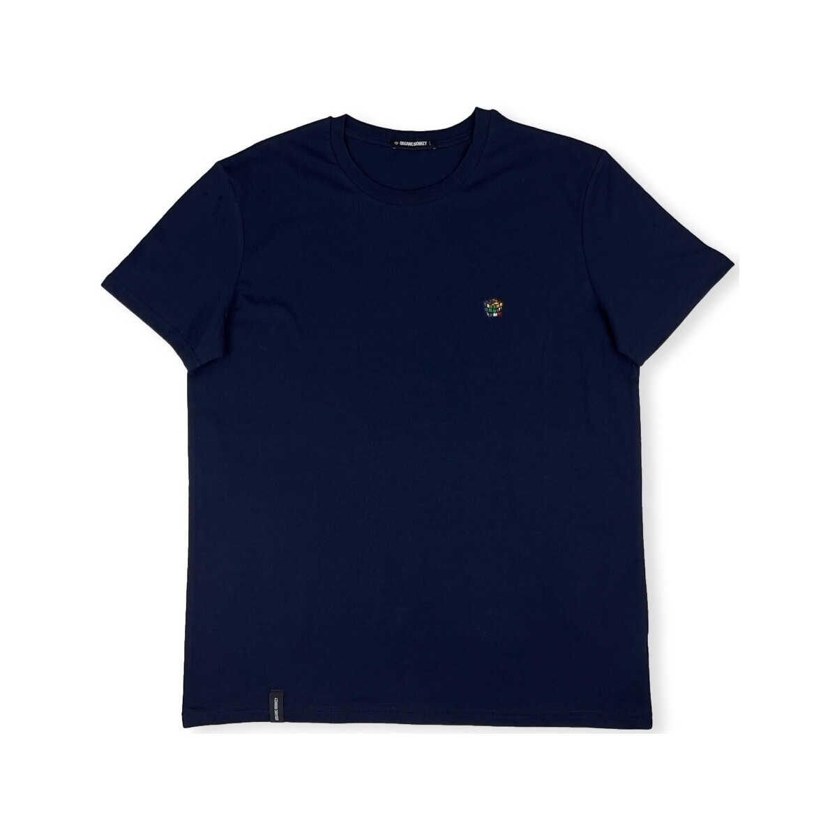 Organic Monkey  The Great Cubini T-Shirt - Navy  Modrá