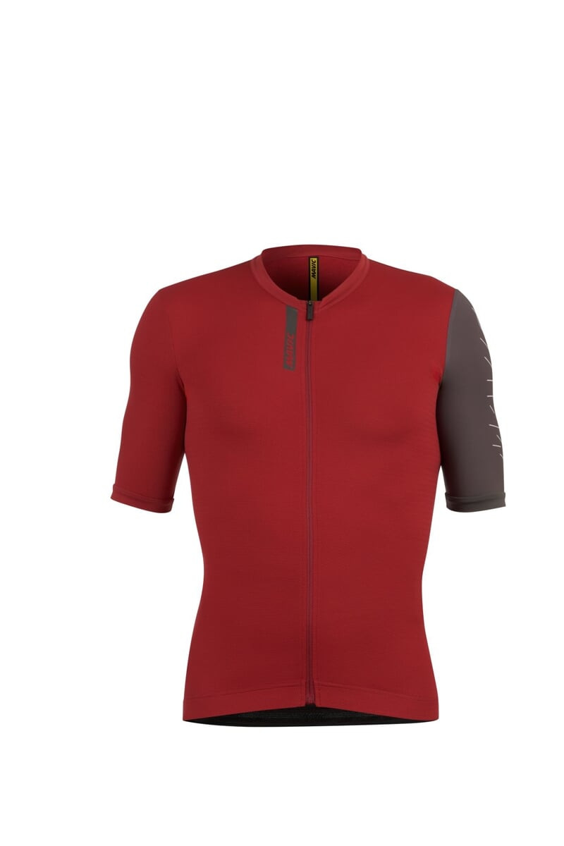 MAVIC DOPLŇKY Dres MAVIC ESSENTIAL - Burgundy Carbone Velikost: S