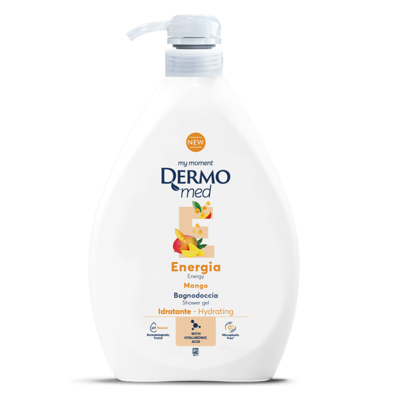 DERMOMED BAGNODOCCIA ENERGIA  sprchový gel mango 1 l - DERMOMED