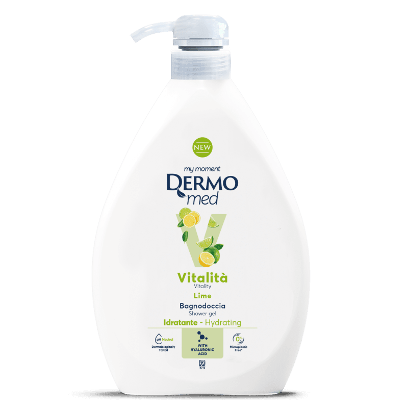 DERMOMED BAGNODOCCIA VITALITÁ  sprchový gel limeta 1 l - DERMOMED