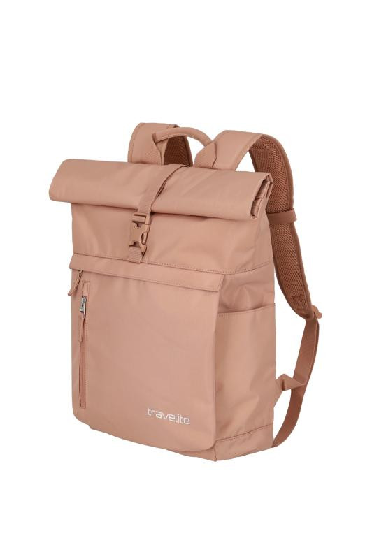 Travelite Basics Rollup Backpack Rose batoh