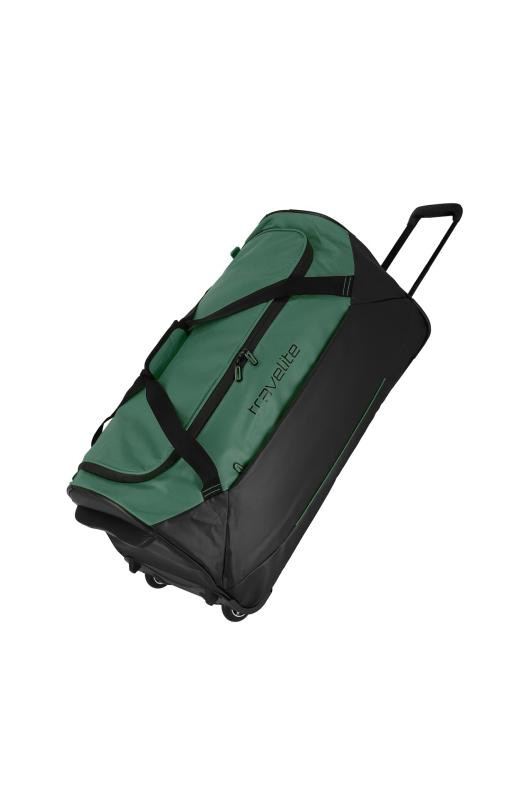 Travelite Basics Trolley Travel Bag Black/green taška