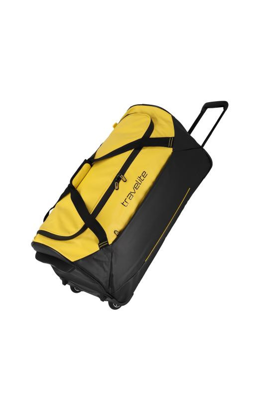 Travelite Basics Trolley Travel Bag Black/yellow taška
