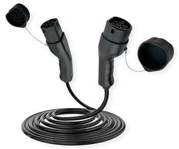 ROLINE Nabíjecí kabel pro elektromobily Typ2 - Typ2, 3x 16A, 11 kW, 5m
