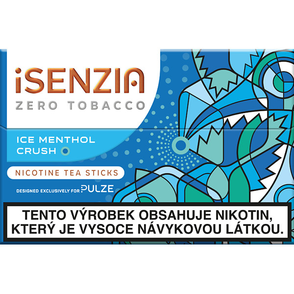 Bylinná náplň iiSenzia Ice Menthol Crush Q karton