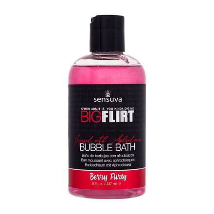 Sensuva Big Flirt Bubble Bath Berry Flirty pěna do koupele s feromony a ovocnou vůní 237 ml