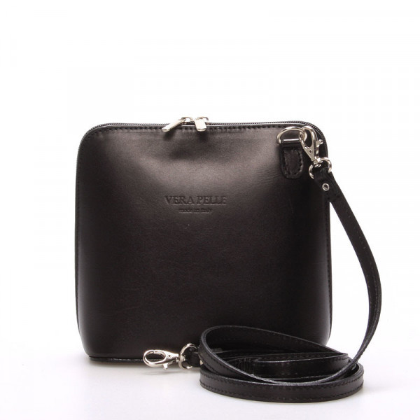 Dámská kožená crossbody Kirsten, černá