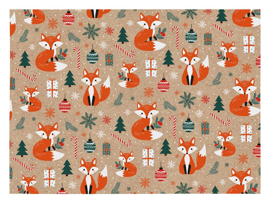 MFP 5811825 Balící papír vánoční KRAFT V298 100x70