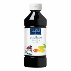 Akrylová barva Lefranc Education 500ml – 536 Black