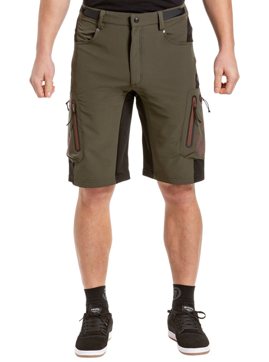 Pánské bike šortky meatfly duke zelená l