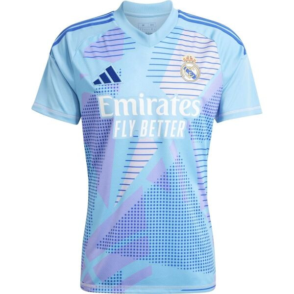 adidas REAL MADRID HOME GK JERSEY Pánský brankářský dres, světle modrá, velikost