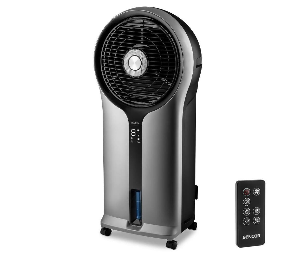 Sencor Sencor - Mobilní ochlazovač vzduchu 110W/230V stříbrná/černá + dálkové ovládání