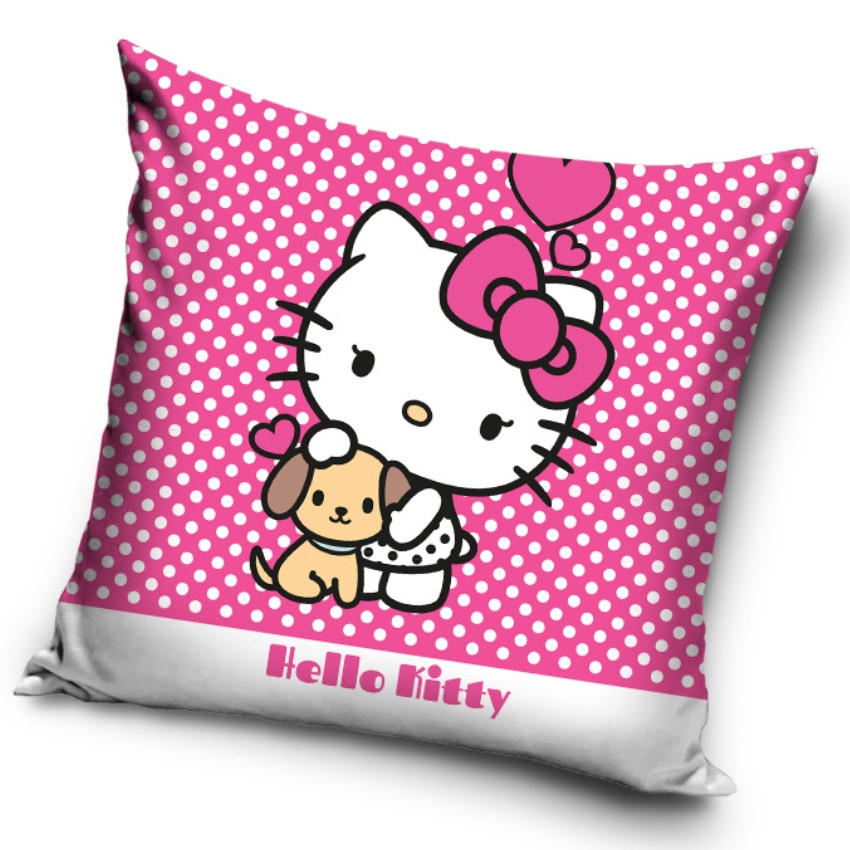 Carbotex Povlak na polštářek 40x40 cm - Hello Kitty Puppie