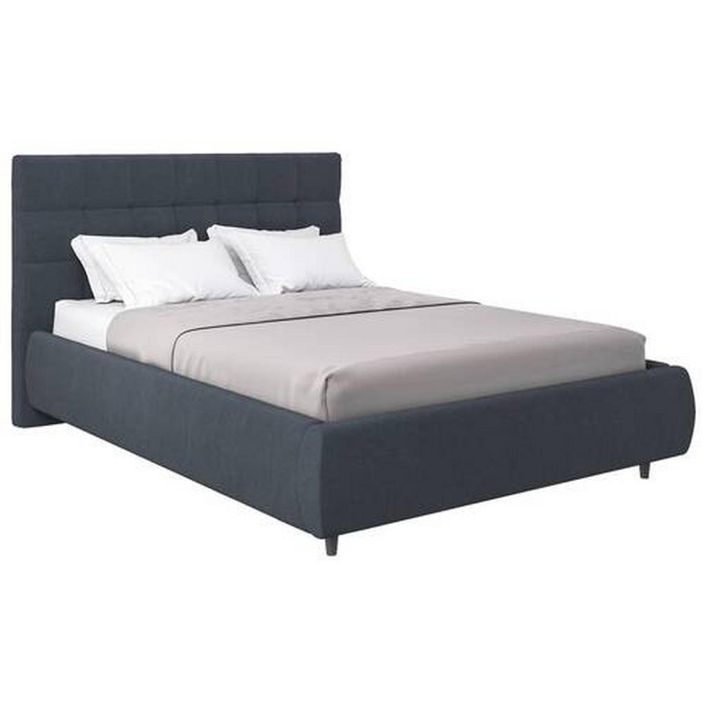 Carryhome ČALOUNĚNÁ POSTEL 140/200 cm, textil, antracitová
