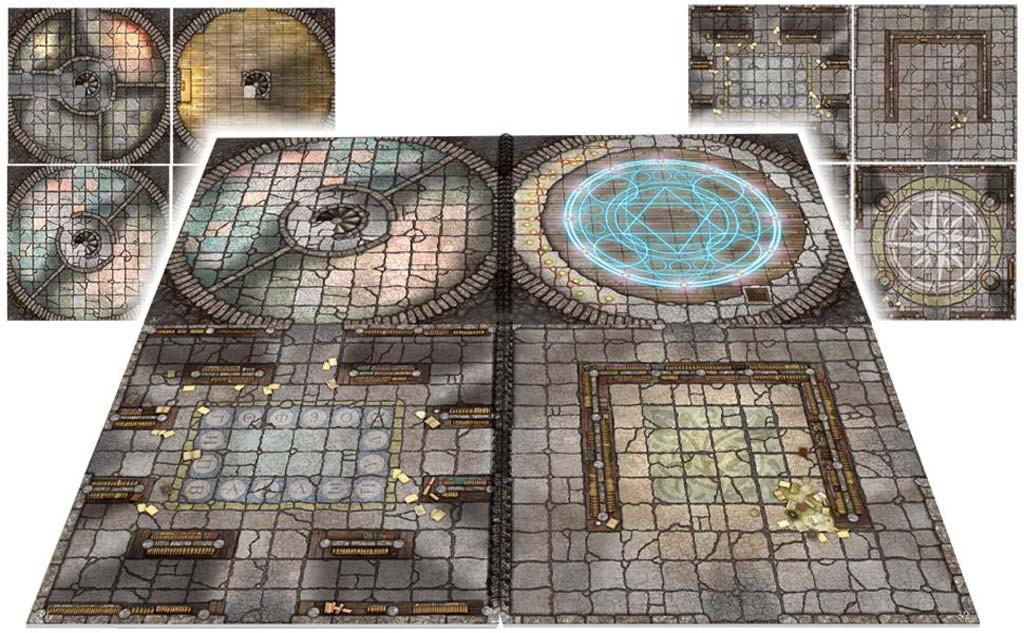 Loke BattleMats The Dungeon Books of Battle Mats (2 book set) - EN