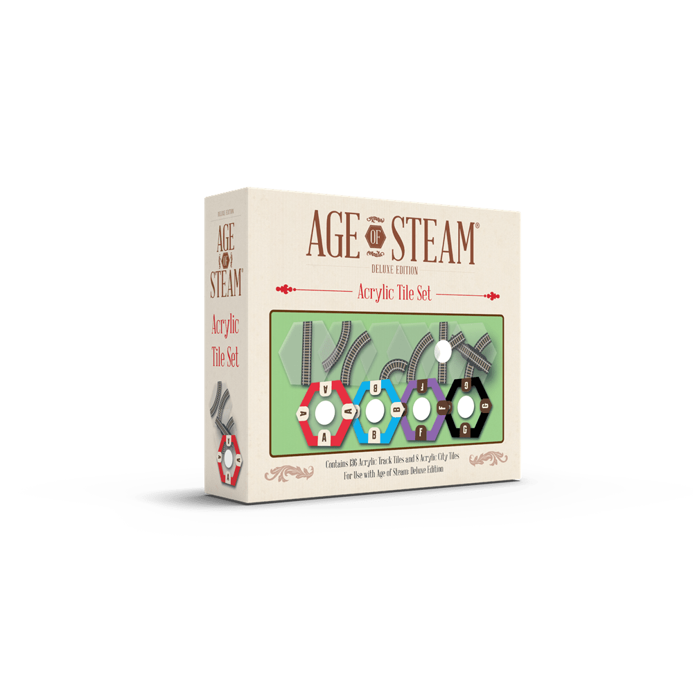 Eagle-Gryphon Games Age of Steam Deluxe: Acrylic Track Tiles