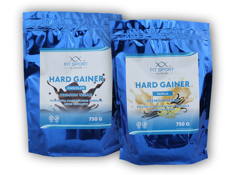 FitSport Nutrition Hard Gainer 750g Premium Vegan Varianta: vanilka