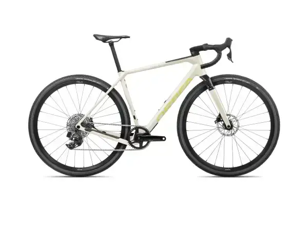 Orbea Terra M31eTEAM 1X gravel kolo Ivory White/Spicy Lime vel. M