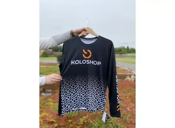 Koloshop Sensor pánský dres dlouhý rukáv Black vel. S