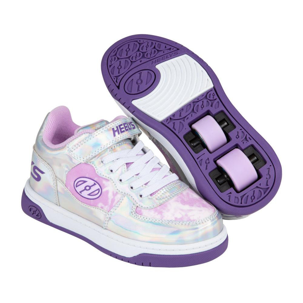 Heelys X2 - Rezerve Low X2 - Silver Holo/Lavender - koloboty Velikost boty: 30