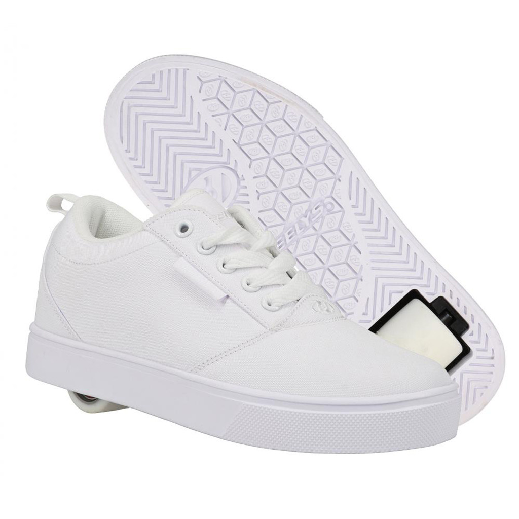 Heelys - Pro 20 - Triple White Canvas - koloboty Velikost boty: 31