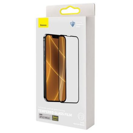 Baseus iPhone 13 mini 0.4 mm CW-HY Full-screen, Full-glass, Corning Tempered Glass (2pcs/pack+Pastin SGQP040001