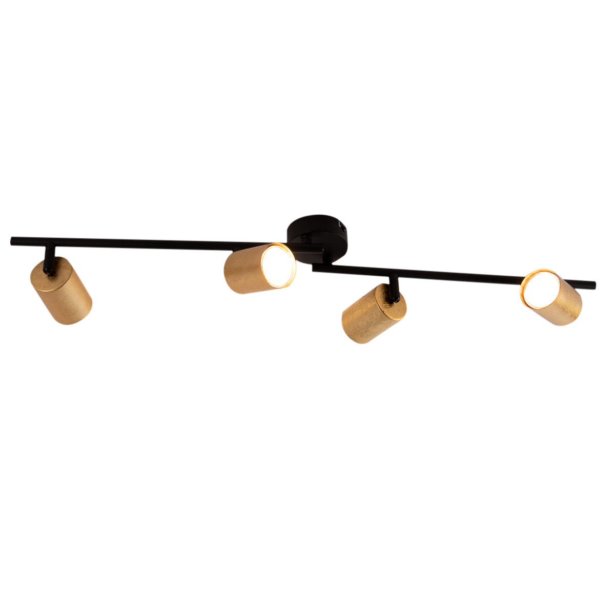 Moderne plafondlamp goud incl. LED 4-lichts - Mark