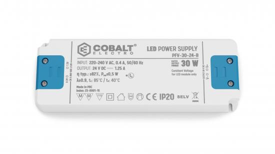 LEDLabs Napájecí zdroj LED CobaltElectro PFV 24V 30W IP20 B