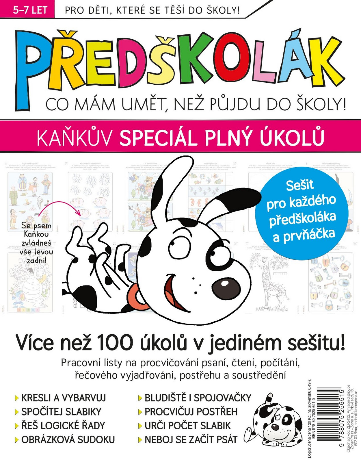 Předškolák speciál – Kaňkův speciál plný úkolů (2. vydání) - Kolektiv